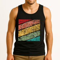 Retro Sobriety Anniversary Sober Aa Na Recovery Tank Top