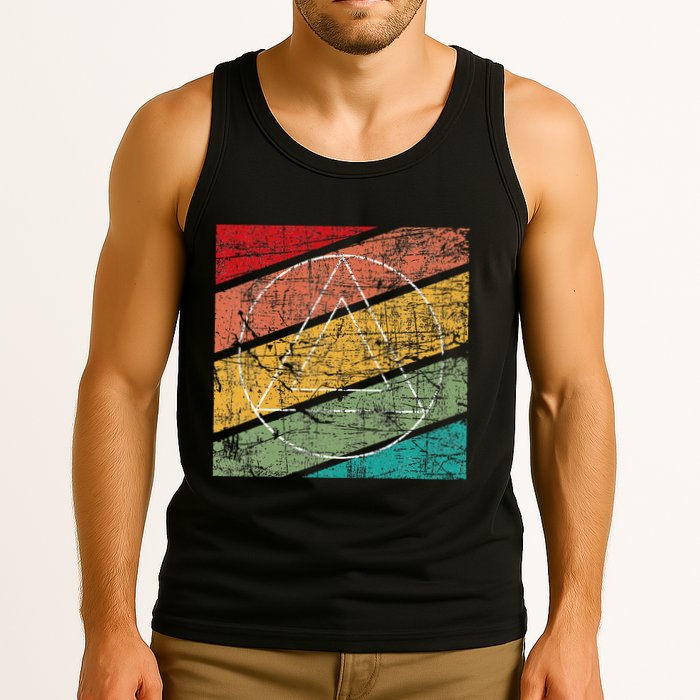 Retro Sobriety Anniversary Sober Aa Na Recovery Tank Top