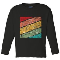 Retro Sobriety Anniversary Sober Aa Na Recovery Toddler Long Sleeve Shirt