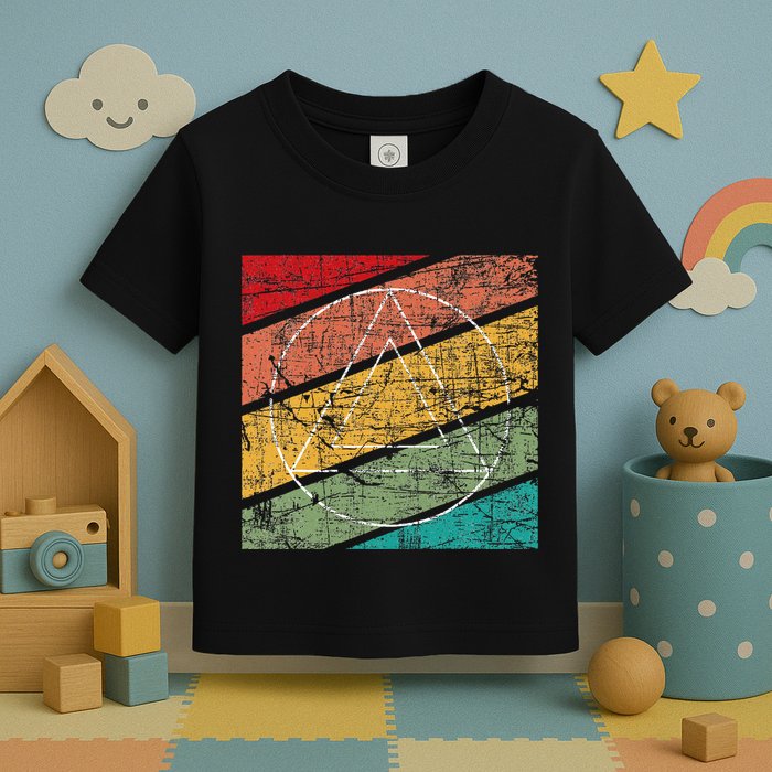 Retro Sobriety Anniversary Sober Aa Na Recovery Toddler T-Shirt