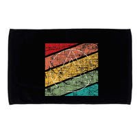 Retro Sobriety Anniversary Sober Aa Na Recovery Microfiber Hand Towel