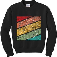 Retro Sobriety Anniversary Sober Aa Na Recovery Kids Sweatshirt