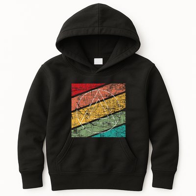 Retro Sobriety Anniversary Sober Aa Na Recovery Kids Hoodie