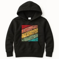 Retro Sobriety Anniversary Sober Aa Na Recovery Kids Hoodie