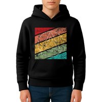 Retro Sobriety Anniversary Sober Aa Na Recovery Kids Hoodie