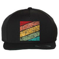 Retro Sobriety Anniversary Sober Aa Na Recovery Wool Snapback Cap