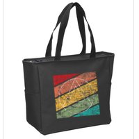 Retro Sobriety Anniversary Sober Aa Na Recovery Zip Tote Bag