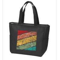 Retro Sobriety Anniversary Sober Aa Na Recovery Zip Tote Bag