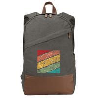 Retro Sobriety Anniversary Sober Aa Na Recovery Cotton Canvas Backpack