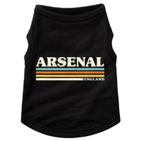 Retro Stripe Arsenal Doggie Tank