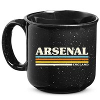 Retro Stripe Arsenal 15oz Campfire Ceramic Mug
