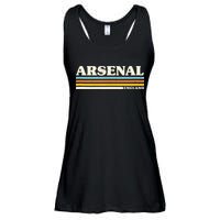 Retro Stripe Arsenal Ladies Essential Flowy Tank