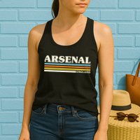 Retro Stripe Arsenal Womens Tank Top