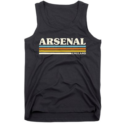 Retro Stripe Arsenal Tank Top