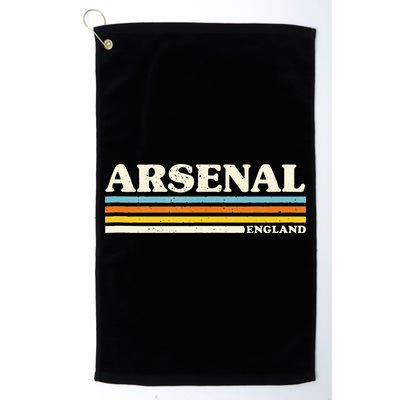 Retro Stripe Arsenal Golf Towel
