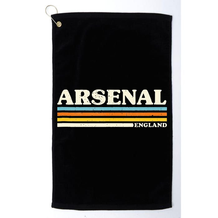 Retro Stripe Arsenal Golf Towel