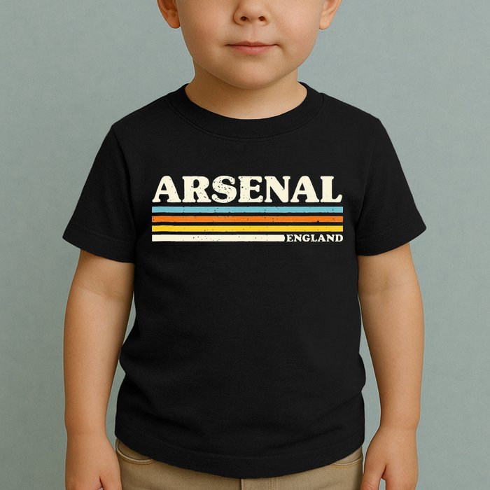 Retro Stripe Arsenal Toddler T-Shirt