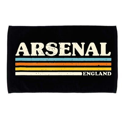 Retro Stripe Arsenal Microfiber Hand Towel