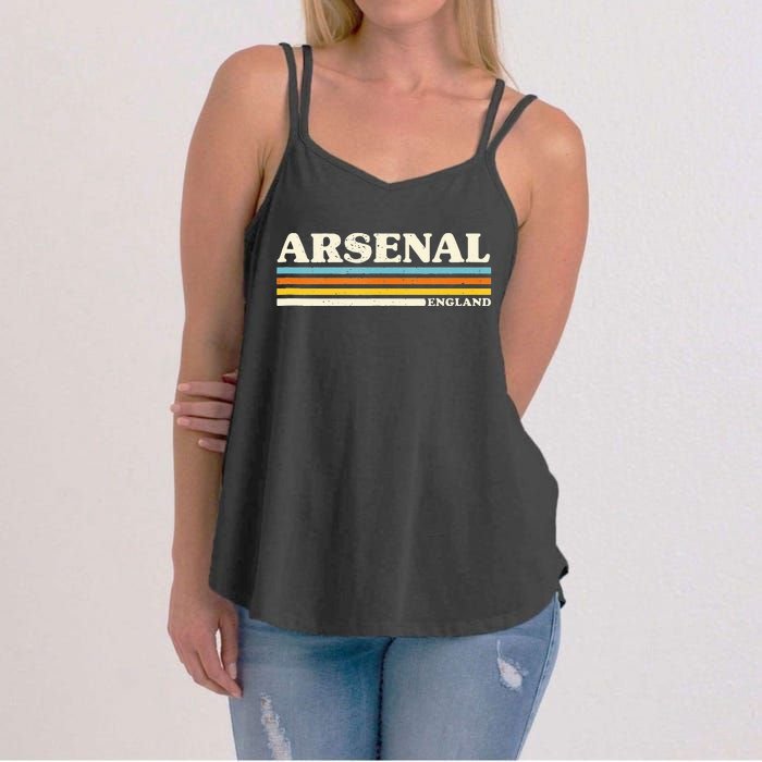 Retro Stripe Arsenal Women's Strappy Tank