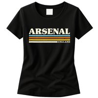 Retro Stripe Arsenal Womens T-Shirt