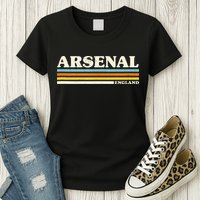 Retro Stripe Arsenal Womens T-Shirt
