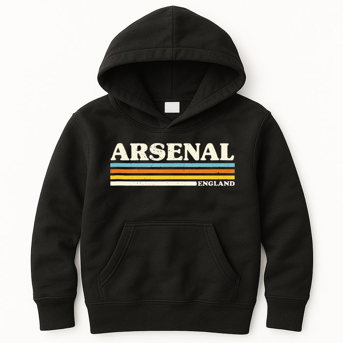 Retro Stripe Arsenal Kids Hoodie