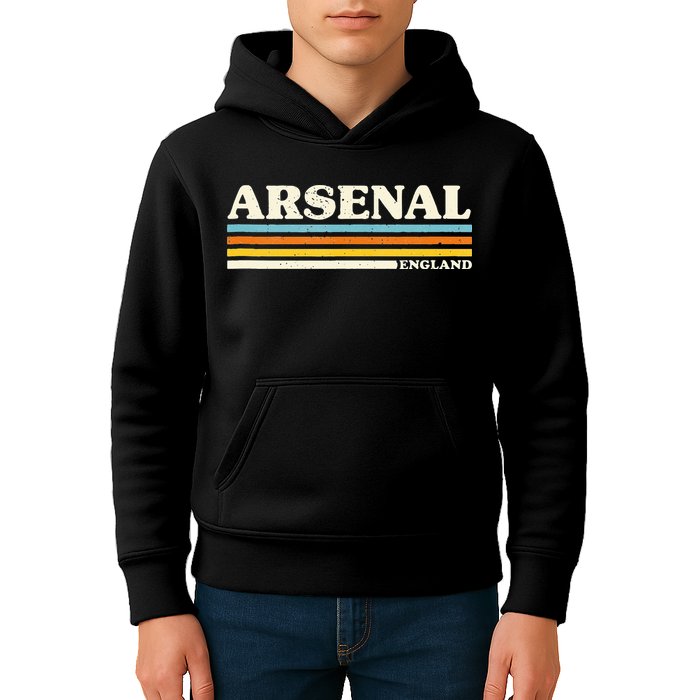 Retro Stripe Arsenal Kids Hoodie