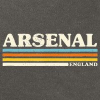 Retro Stripe Arsenal Cotton Canvas Backpack