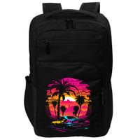 Retrowave Synthwave Aesthetic Sports Car 80s 90s Impact Tech Backpack