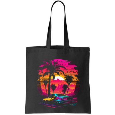 Retrowave Synthwave Aesthetic Sports Car 80s 90s Bag
