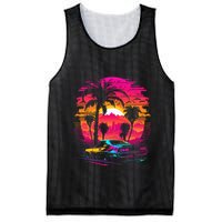 Retrowave Synthwave Aesthetic Sports Car 80s 90s Mesh Reversible Basketball Jersey Tank