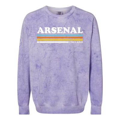 Retro Stripe Arsenal Colorblast Crewneck Sweatshirt