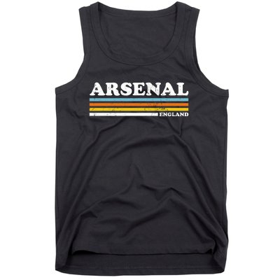 Retro Stripe Arsenal Tank Top