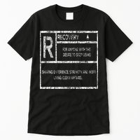 Recovery Sobriety Anniversary Sober Aa Na Tall T-Shirt