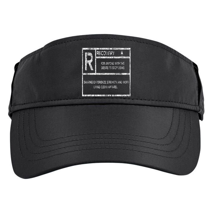 Recovery Sobriety Anniversary Sober Aa Na Adult Drive Performance Visor