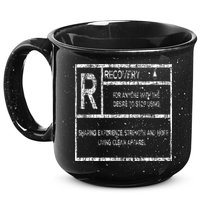 Recovery Sobriety Anniversary Sober Aa Na 15oz Campfire Ceramic Mug