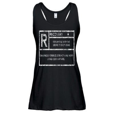 Recovery Sobriety Anniversary Sober Aa Na Ladies Essential Flowy Tank