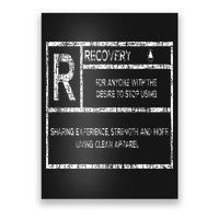 Recovery Sobriety Anniversary Sober Aa Na Poster
