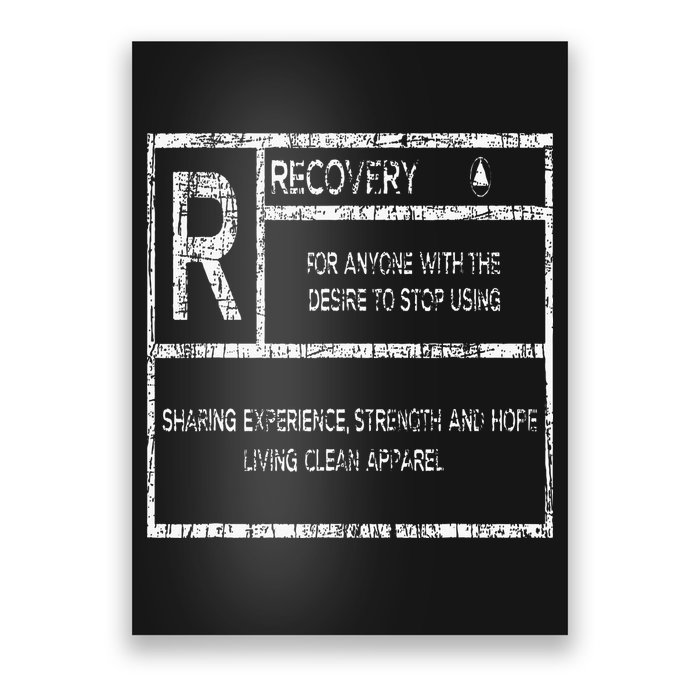 Recovery Sobriety Anniversary Sober Aa Na Poster