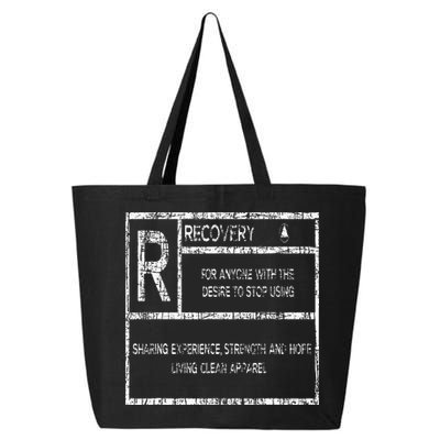 Recovery Sobriety Anniversary Sober Aa Na 25L Jumbo Tote