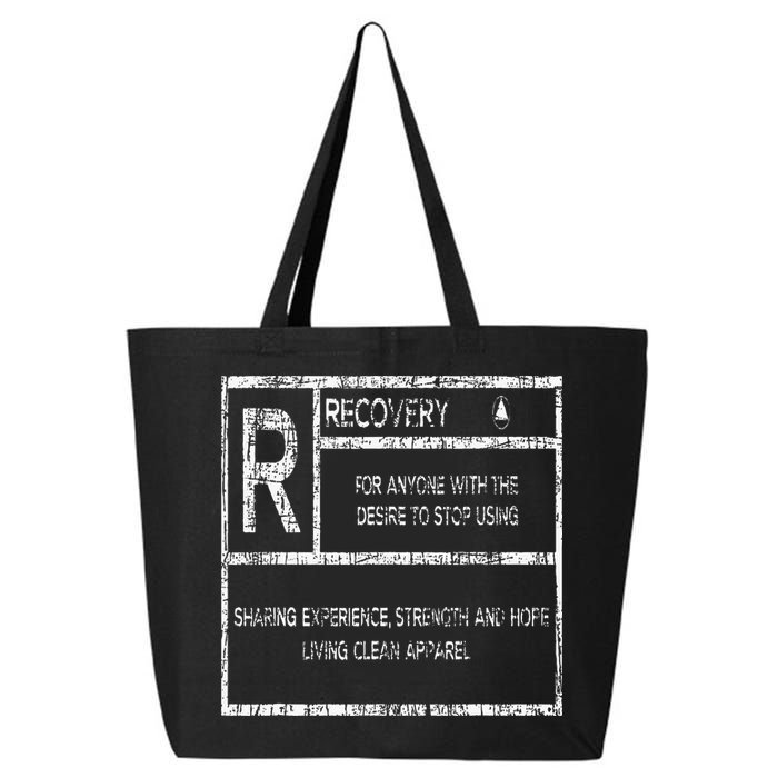 Recovery Sobriety Anniversary Sober Aa Na 25L Jumbo Tote