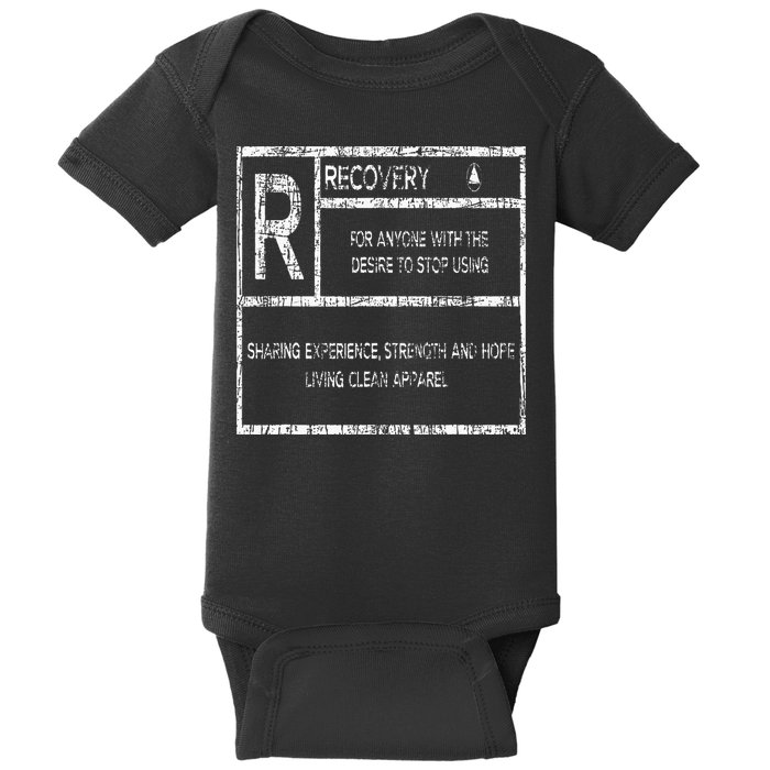 Recovery Sobriety Anniversary Sober Aa Na Baby Bodysuit