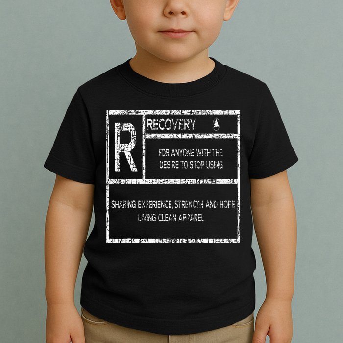 Recovery Sobriety Anniversary Sober Aa Na Toddler T-Shirt