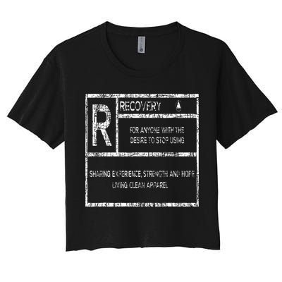 Recovery Sobriety Anniversary Sober Aa Na Crop Top