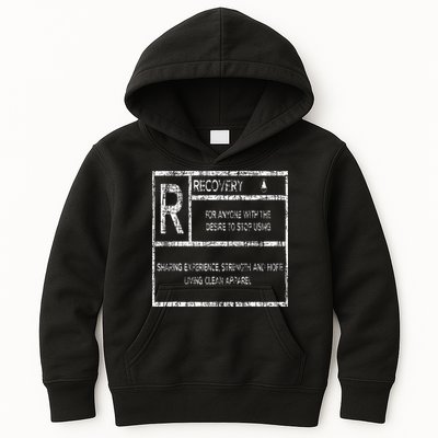 Recovery Sobriety Anniversary Sober Aa Na Kids Hoodie