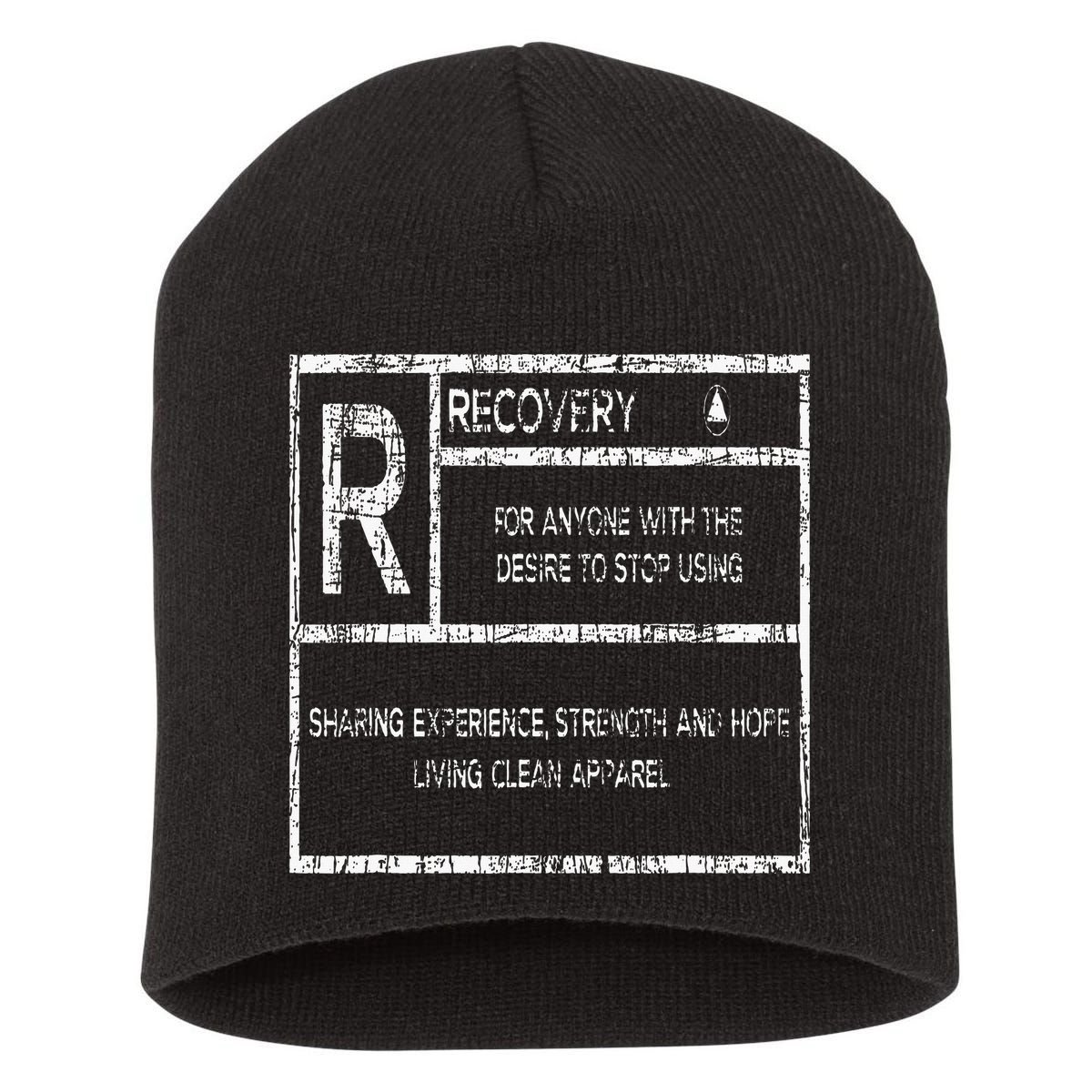 Recovery Sobriety Anniversary Sober Aa Na Short Acrylic Beanie