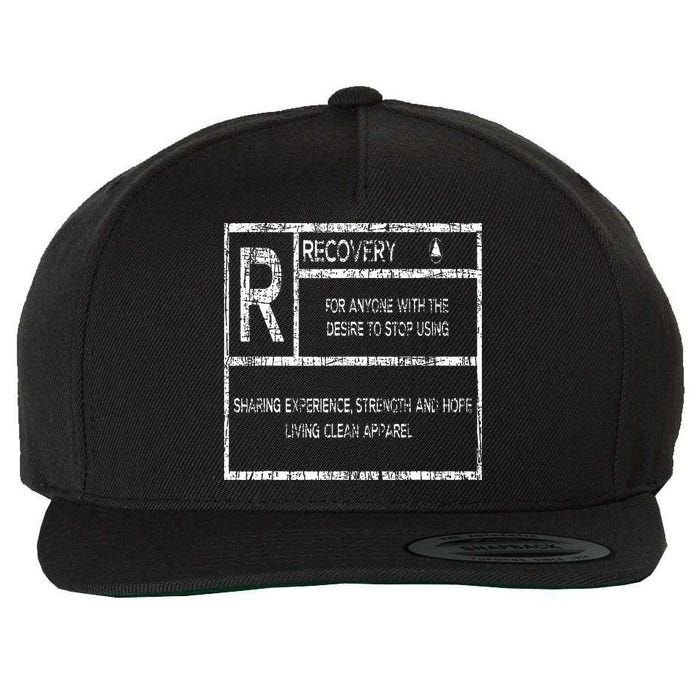 Recovery Sobriety Anniversary Sober Aa Na Wool Snapback Cap