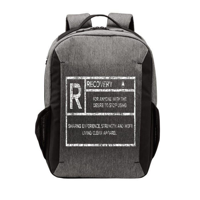 Recovery Sobriety Anniversary Sober Aa Na Vector Backpack
