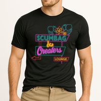 Retro Scumbag And Cheater Lounge Neon Sign Performance Shirt