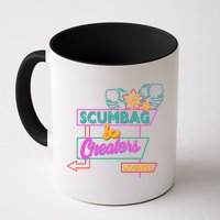Retro Scumbag And Cheater Lounge Neon Sign Mug